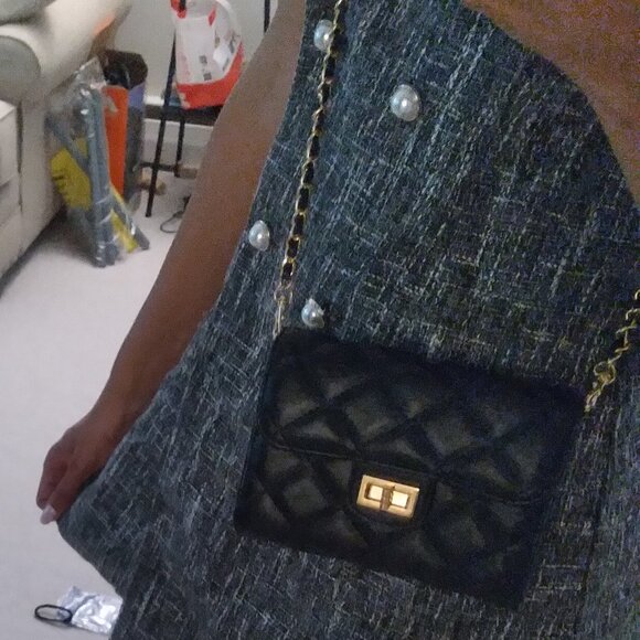 Wallet on chain mini bag Chanel style - Picture 2 of 6